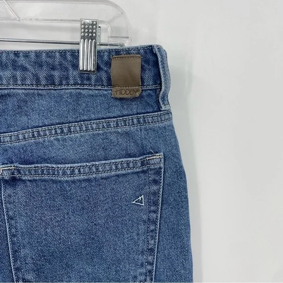 Stylish Blue Straight Leg Jeans for Women - Picture 6 of 11